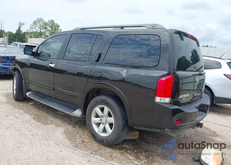 2011 Nissan Armada Sv из США, поврежденный, VIN 5N1BA0ND6BN621116